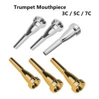 Boquilla De Trompeta Profesional Gold Plated 3C 5C 7C Calidad Superior Para Jugadores Avanzados - details 2