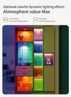 Resaltador LED Sin Cable Para Armario Luz Nocturna Recargable Con Control Remoto 5V RGB Blanca Dimmable Para Armario Figura Gabinete - details 3