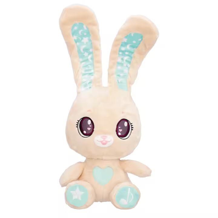 PEEKAPETS Conejito Interactivo, Peluche Divertido y Suave que Mueve las Orejas y Hace Luces y Sonidos, Juguete Regalo para Bebés y Niños - 1