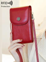 Bolso Bandolera De Cuero PU Con Cierre De Cremallera Y Hebilla Para Mujer Gran Capacidad Con Ranura Para Tarjetas De Crédito Y RFID Protegido - details 0