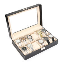 Caja De Relojes Organizador De 20 Slots En Cuero PU Para Hombres Caja De Exhibición De Relojes Regalo Con 61012 20 Espacios - details 21