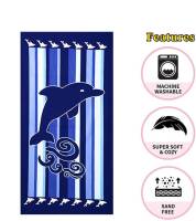 Toalla de baño de playa delgada de natación junto al mar de verano de secado rápido, absorbente, que no se desprende, de secado rápido - details 1