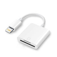 Lector De Tarjeta De Memoria Para iPhone Adaptador SD TF a 8Pin Lector De Cámara OTG Cable De Datos Compatible Con iPhone 14 13 12 - details 1