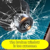 Herramienta De Emergencia Para Coche Rompe-Vidrios De Metal Fácil De Transportar Rompe Rápidamente La Ventana En Caso De Urgencia - details 1