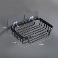Estante De Jabón De Aluminio Montado En La Pared 1pc Para Cocina Y Baño Racks De Drenaje De Malla Para Almacenamiento Multiusos - details 6