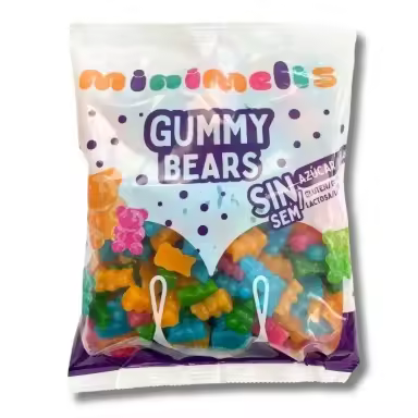 Golosinas sin azúcar Minimelis Ositos Opacos brillo 1kg. - 1