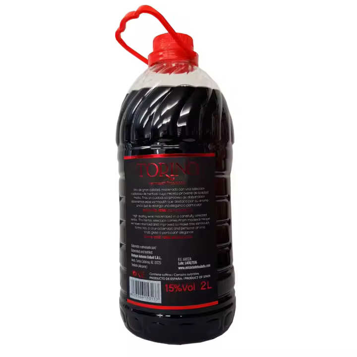Vermouth Rojo Torino garrafa pet 2 litros - 1
