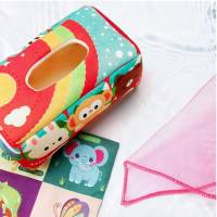 Juguete Educativo Montessori De Tela Para Bebés Caja De Pañuelos Sensory Juguete De Aprendizaje Para Niños Pequeños Ejercitando Los Dedos Regalo De Cumpleaños - details 1