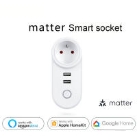 Enchufe Eléctrico Con 2 Puertos USB Carga Rápida Multifuncional Para Casa Compatible Con CozyLife APP Y Homekit EU US AU UK France Brazil Plug - details 0