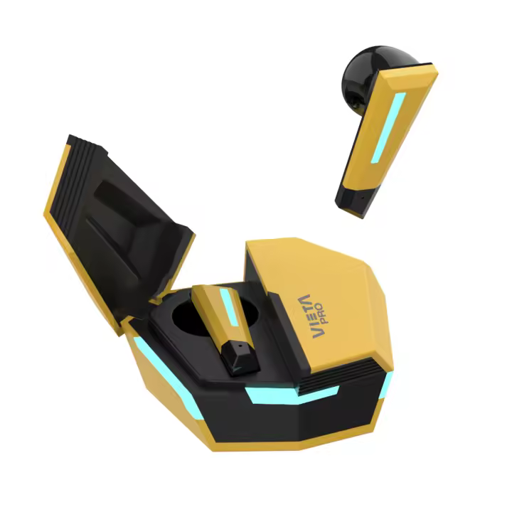 Vieta Pro Transformer | Auriculares Inalámbricos con Bluetooth 5.3, Control Táctil y Manos Libres. Cascos con Micrófono y Batería Duración 15h. Auriculares de Botón con Caja de Carga - 1