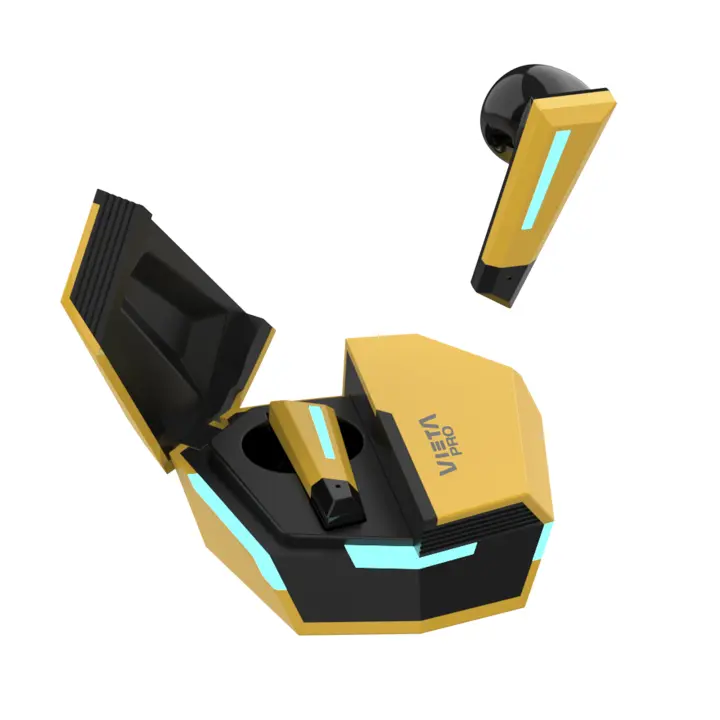 Vieta Pro Transformer | Auriculares Inalámbricos con Bluetooth 5.3, Control Táctil y Manos Libres. Cascos con Micrófono y Batería Duración 15h. Auriculares de Botón con Caja de Carga - 1