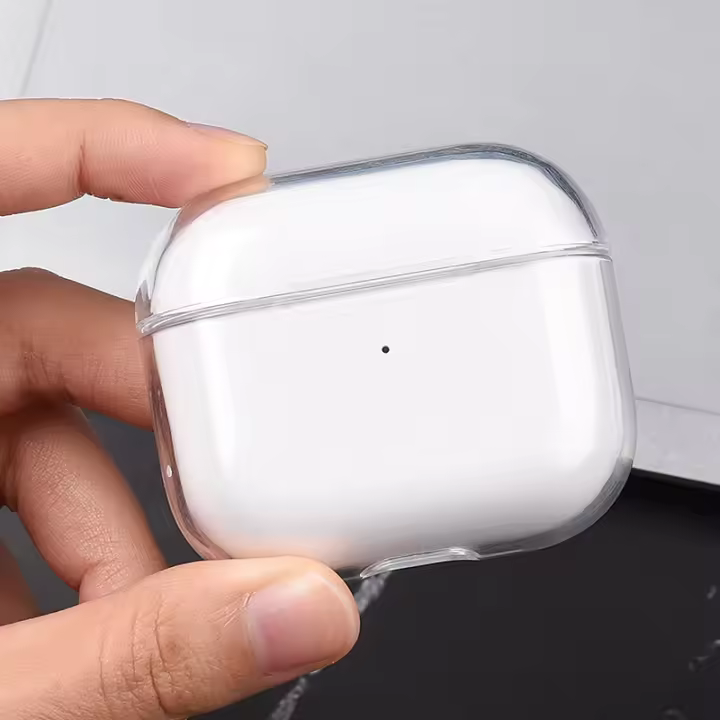 Funda Protectora Transparente Para AirPods pro 2 Compatible Con Airpods 3 Y 2 Material PC Funda Dura Clara Para Auriculares Bluetooth Inalámbricos - 1