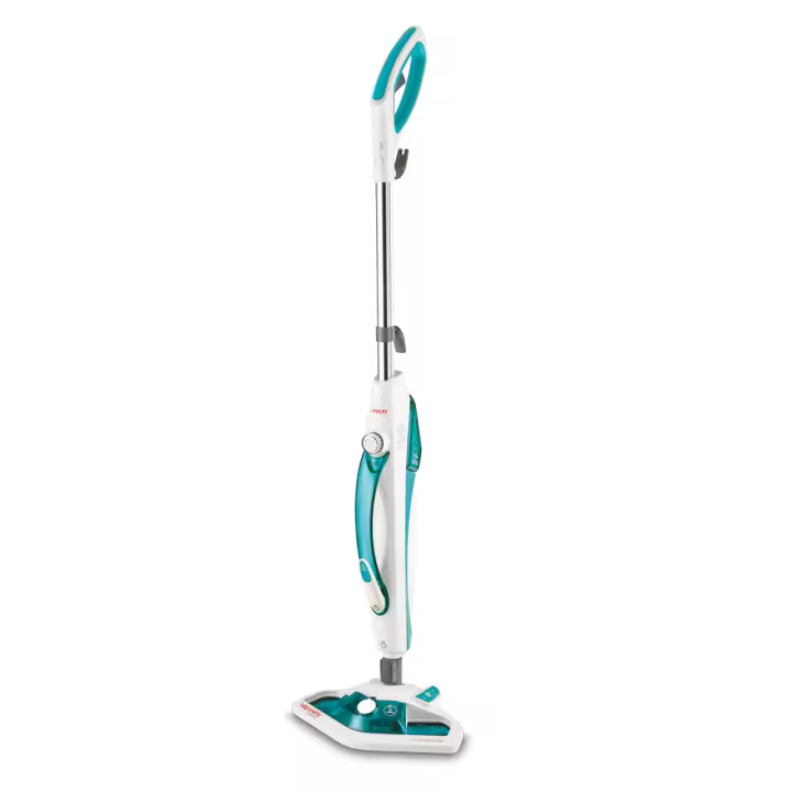 Polti Vaporetto SV450_Double Escoba a vapor doble función con limpiador portátil, Mata y elimina el 99.9%  de virus, gérmenes y bacterias extra dotación de paños, cepillo Vaporforce, 13 accesorios - 1