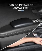 Almohadilla De Rodilla De Cuero Sintético Para Coche Cojín De Pierna De Memoria Universal Cómodo Soporte De Túnel 6.89X2.95 Pulgadas - details 3