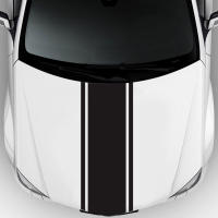 Pegatina De Estriado Para Capó De Coche Universal Modificada En Vinilo Decoración De Lado Del Cuerpo Para Carreras Y Automóviles - details 1