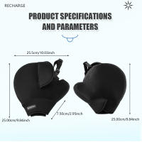 Guantes Calientes De Invierno Para Motocicleta Muff De Manillar Protección Para Scooter ATV UTV Impermeables Y Cálidos - details 21
