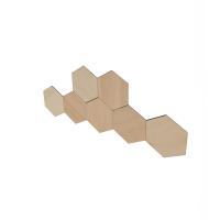 100/50 PCS Chips De Madera Blankas Hexagonales Para Decoración De Hogar Y DIY De Puzle Herramientas De Dibujo Hechas a Mano Para Niños - details 7