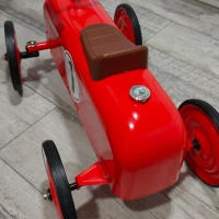 COCHE CORREPASILLOS VINTAGE EN METAL ROJO 39 x 58 x 36 cm - details 1