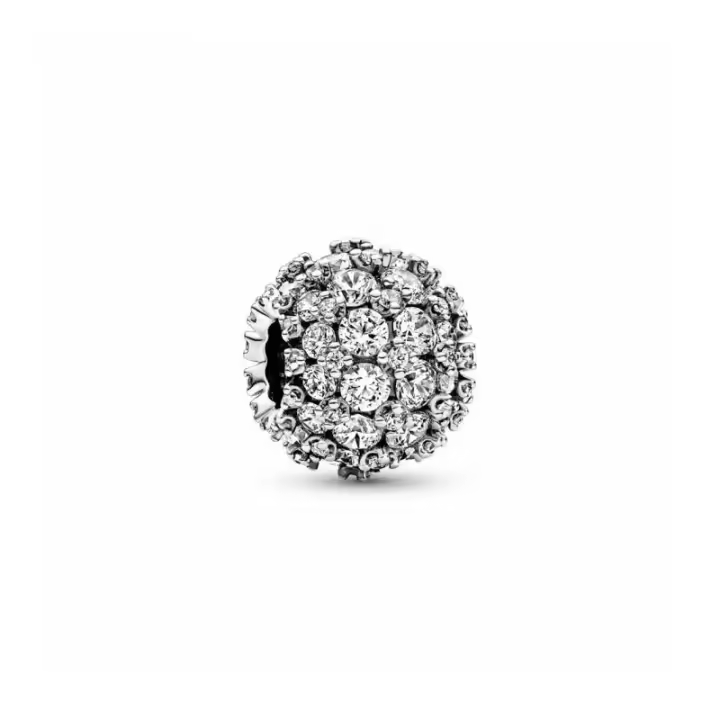 Charm Redondo Brillante en Pavé Pandora - 792630C01 - 1