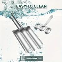 1pc fabricante de albóndigas de acero inoxidable antiadherente - para cocinas de rv, seguro para alimentos detalles 3