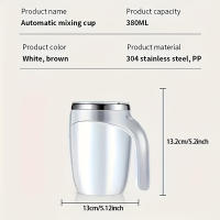 Taza De Café Inteligente Con Remolque Automático Taza De Acero Inoxidable Con Tecnología De Frecuencia Variable Para Mezcla Effortless - details 4