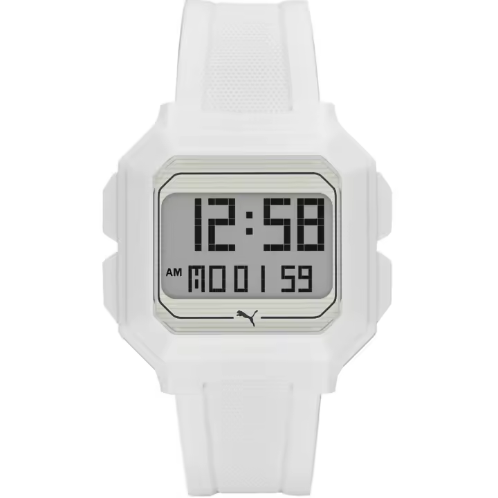 Reloj Puma correa caucho blanco y esfera Digital, Ref: P5018 - 1