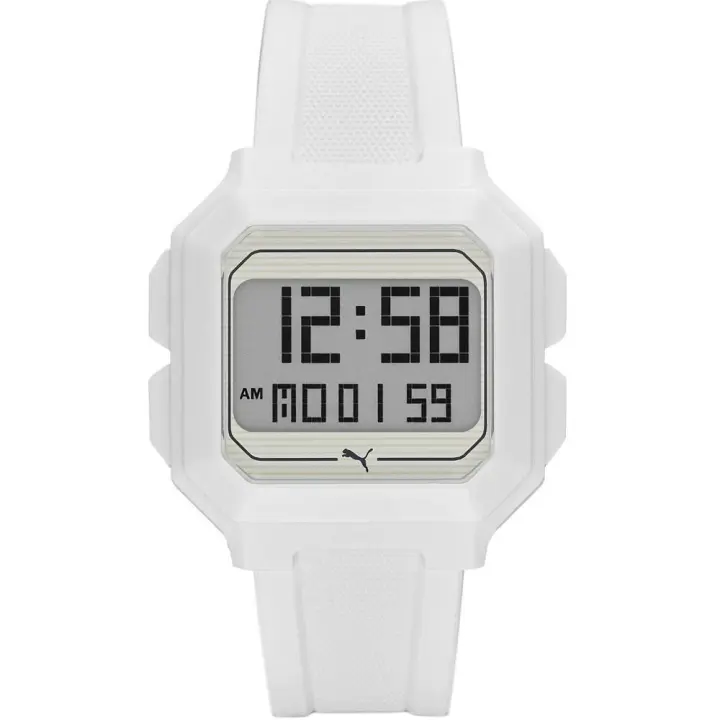 Reloj Puma correa caucho blanco y esfera Digital, Ref: P5018 - 1
