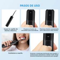 Cepillo De Dientes Eléctrico Rotativo Para Adultos Cuidado Oral Blanqueamiento De Dientes Recargable Por USB 30000-50000 Movimientos Por Minuto 4 Modos De Funcionamiento - details 4