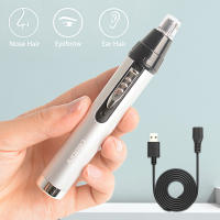 Trimmer De Pelo Nasal Cosoul N9Pro Recargable Para Hombres Y Mujeres Ajuste De Longitud De Acero Inoxidable Portátil Para Nariz Y Orejas - details 0