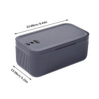 Caja De Seguridad Con Cerradura Para Oficina Escuela Hogar Caja De Almacenamiento Plástica De 2L Para Artículos Personales Medicamentos Alimentos Y Documentos - details 7