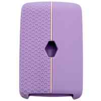 Banner - Funda silicona mando llave del coche 4 botones compatible con Renault y Dacia purpura