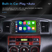 MEKEDE Radio De Coche Estéreo Para Toyota Corolla E120 BYD F3 2007-2011 Sistema Inteligente Android WIFI 2+32GB Carplay Unidad De Audio Head - details 14