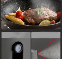 Oil Spray Bottle 250ml High Borosilicate Glass Cooking Oil Dispensers Olive Oil Sprayer Mister for Air Fryer Salad Baking - details 4