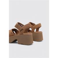 UGG New Heights Ankle Strap Sandalias Con Plataforma Mujer Marrón - details 2