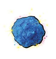 Pack 5 bolsas de 85g Dubble Bubble Meteorite Chicle hinchable pinta lenguas de color azul - details 3