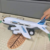 Juguete De Avión Blanco Para Niños Kit De Modelado De Gran Inercia Auto-Asamblea Regalo De Navidad Para Niños Edad 3-6 Años - details 1
