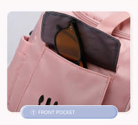 Bolsa De Deporte Para Mujer Bolsa De Mano Seca Y Húmeda Viaje Fitness Exterior Bolsa De Hombro Cruzada Weekender Duffel Nylon Negro Rosa Gris Morado Azul Verde - details 17