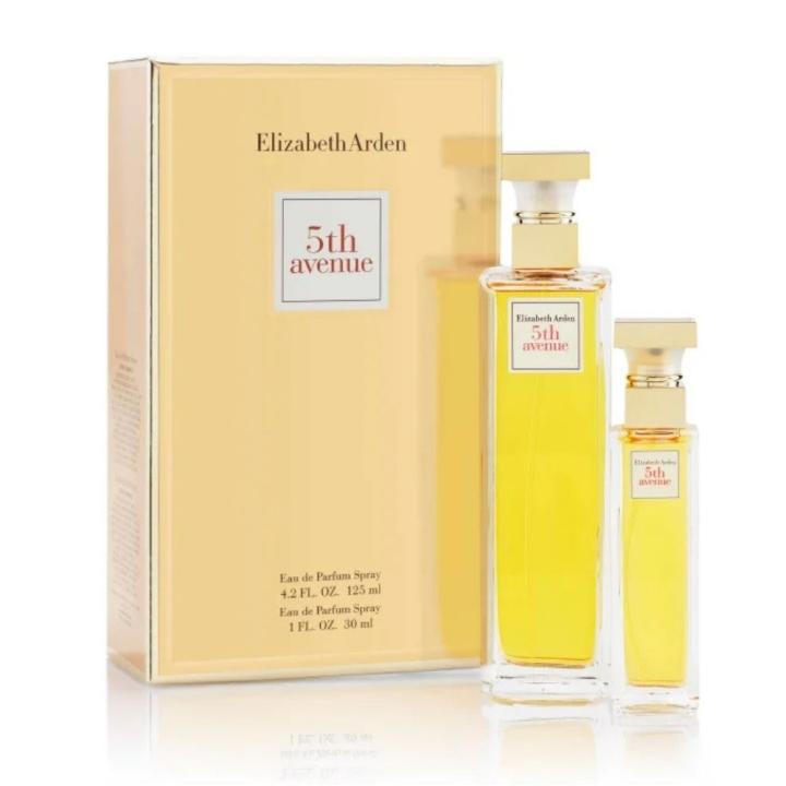 Elizabeth arden - gift set 5th avenue eau de parfum 125 ml. + 30 ml.- gift box with perfume for women. Floral, classic, sophisticated and feminine fragrance.