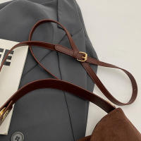 Bolso De Hombro PU De Gran Capacidad Con Cierre De Cremallera Color Sólido Para Mujer Estilo Fashion Bolsas Femininas A-DH - details 11