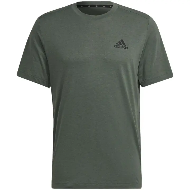Camiseta de Manga Corta Adidas Aeroready para hombre en color verde - 1