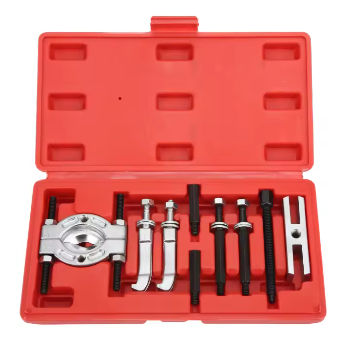 Kit De 9 Piezas De Separador De Rodamientos Práctico Herramienta De Remoción De Rodamientos Para Automóviles Con Caja Kit De Separadores Internos De Rodamientos Auto - 1