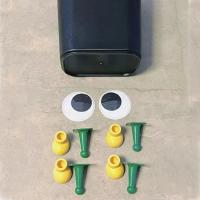 Bandeja De Basura Grande Con Ojos Divertidos Y Pies Para Casa Oficina Baño Contenedor De Residuos Para Cocina Recipiente De Papel Papelera - details 6