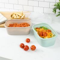 HOGUITA-Pack de 12 Recipientes de Plástico con Tapa en Color Surtido, Recipientes Reutilizables para Comida y Alimentos Sin BPA, Juegos de Tupper Plasticos para Alimentos, Fiambreras Aptas para Microondas, Congelador y Lavavajillas - details 3