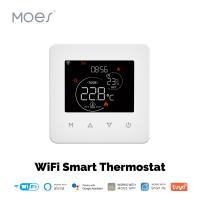 Termostato WiFi Tuya Controlador De Temperatura De Habitación Para Calefacción De Suelo Eléctrico Y Agua Calentador De Gas Compatible Con Alexa Y Google Home - details 0