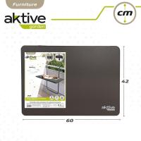 Mesa Plegable para Balcón con Estructura de Acero y Tablero de MDF 60 x 42 CM – Mesa Abatible y Ajustable en 3 Posiciones para Barandillas de Terraza o Balcón – Soporta Hasta 20 KG, Fácil de Montar y Limpiar, Ahorra Espacio, Ideal para Uso Individual, Mul - details 6