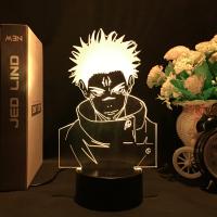 Lámpara De Noche Anime Jujutsu Kaisen Ryomen Sukuna Figura Con Luz LED 3D Regalo De Cumpleaños Iluminación Para Dormitorio - details 7