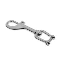 Gancho De Acero Inoxidable Gr316 Con Ojo Giratorio Clip Para Cadena Herramientas Náuticas Para Barco Y Deportes Acuáticos - details 0