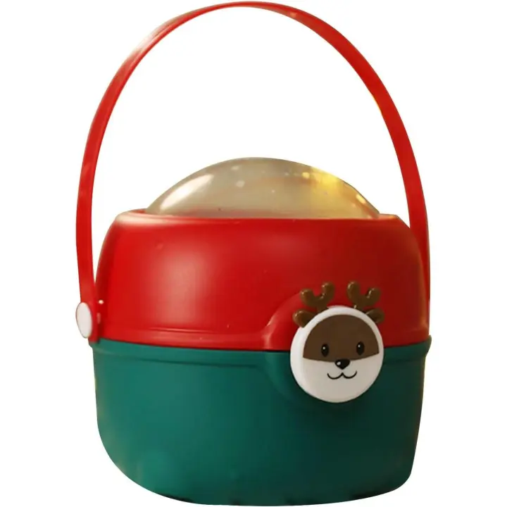 Embalaje de regalo de frutas, contenedor portátil de Navidad PP Ca para regalos creativos y decoraciones festivas, lactancia materna de cereales - 1