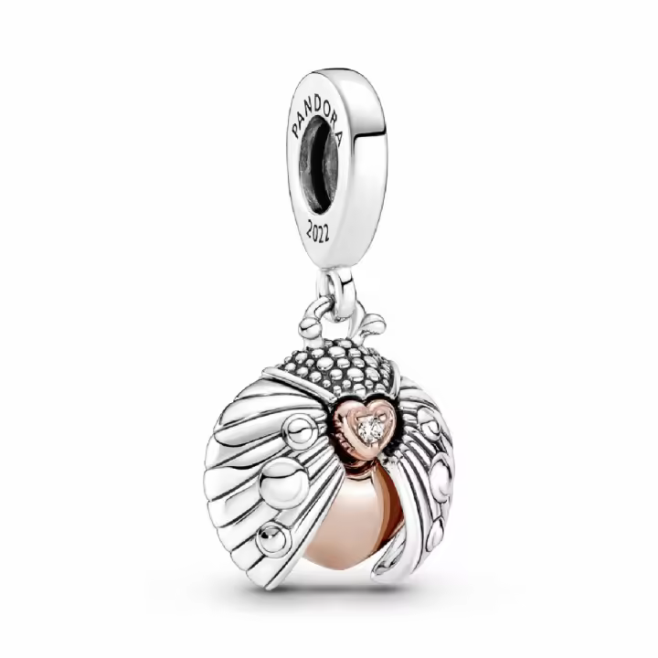 Charm Colgante Pandora Mariquita y Corazón Pandora Club 2022 - 1