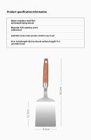 Kit De Accesorios Para Plancha Gianxi Espátula De Acero Inoxidable Para Barbacoa Herramientas De Cocina Para Steaks Fritos - details 14